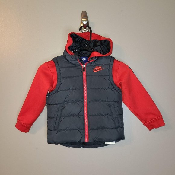 Nike Jackets & Coats | Nike Puffer Vest Coat Whood 3t | Poshmark